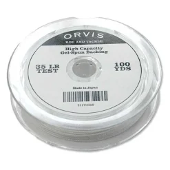 Backing orvis gel spun yellow 30lbs 600 yds