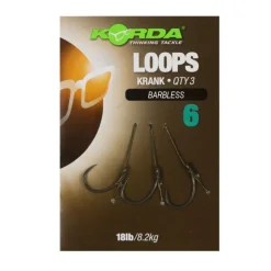 Bas de ligne carpe korda loop rigs krank barbless 18lb