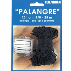 Bas de Ligne FLASHMER Eco Palangre Pêche à la Sole 25 hameçons
