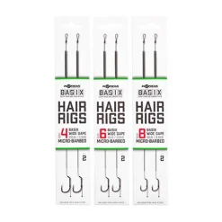 Bas de ligne korda basix hair rigs wide gape