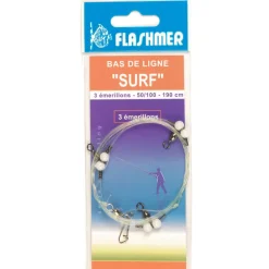 Bas de ligne mer flashmer surf 2 emerillons