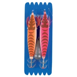 Bas de ligne mer flashmer seiche/encornet 2 turluttes