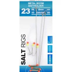 Bas de Ligne SPRO Salt Rig 23 Metal Boom Baitholders