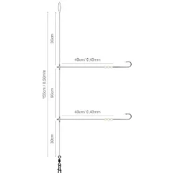 Bas de Ligne SPRO Salt Rig Cristal Bead