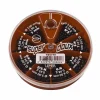 Boite de plombs fendus coup lemer 8 cases gros