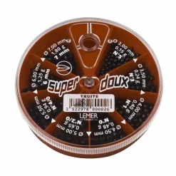 Boite de plombs fendus coup lemer 8 cases gros