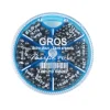 Boite de plombs fendus lemer 6 cases super doux gros