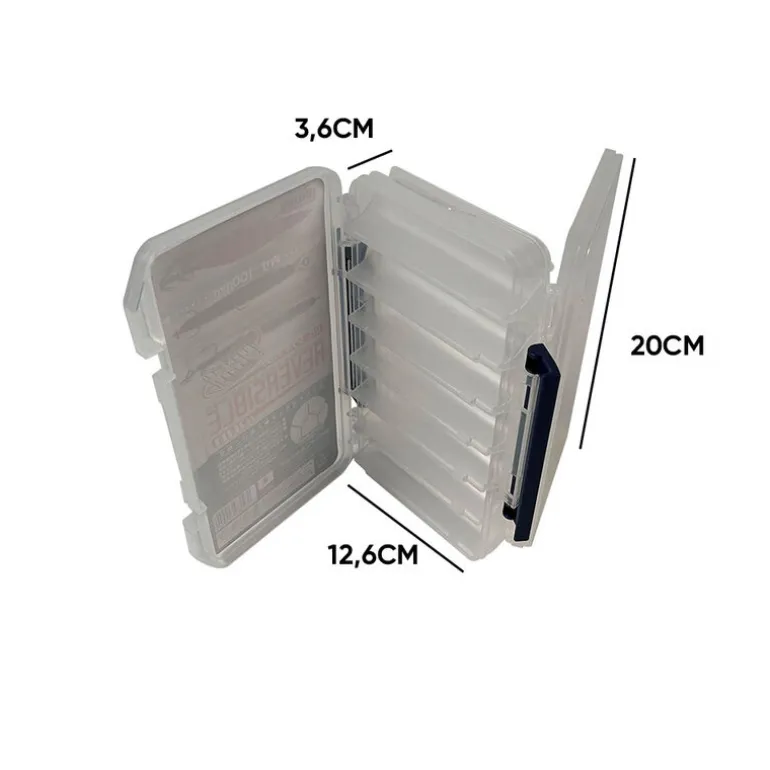 Boite Reversible Versus 100 Clear 20x12.6x3.6cm