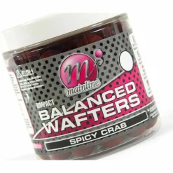 Bouillettes équilibrées carpe mainline high impact balanced wafters spicy crab