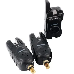 Coffret 2 Détecteurs + Centrale Starbaits STB Bite Indic Emet./Rec.