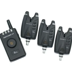 Coffret 3 détecteurs carpe team carpfishing switcher vt + centrale