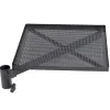 Desserte d’angle rive - 1 point - alu noir d36