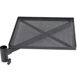 Desserte d’angle rive - 1 point - alu noir d36