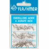 Emerillons agrafes flashmer kit de 12 émerillons inox