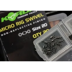 Emerillons baril carpe korda micro rig swivel
