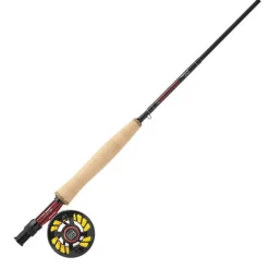 Ensemble JMC Discovery Trout 9' soie #4/5 + Moulinet Aluminium + Soie + Bas de ligne