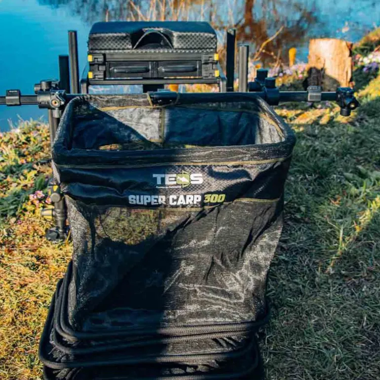Ensemble Teos 3 Bourriches Super Carp 300 + Sac + Barre