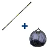 Ensemble Teos Epuisette Slimshot Match 390 + Tele Competition 450