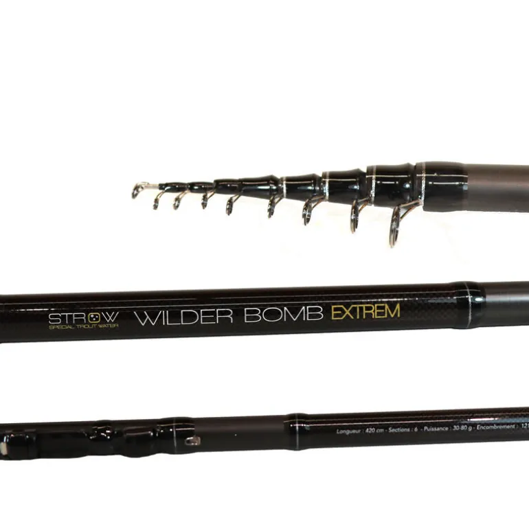 Ensemble WILDER BOMB EXTREM 30-80G +FIRST TROUT 2000 FD