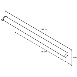 Housse étanche épuisette Nash Scope OPS Sawn Off Stink Bag 6ft