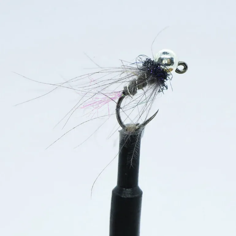 Kit 3 nymphes jigs tag rose h12 bille argent tung 3,8 mm