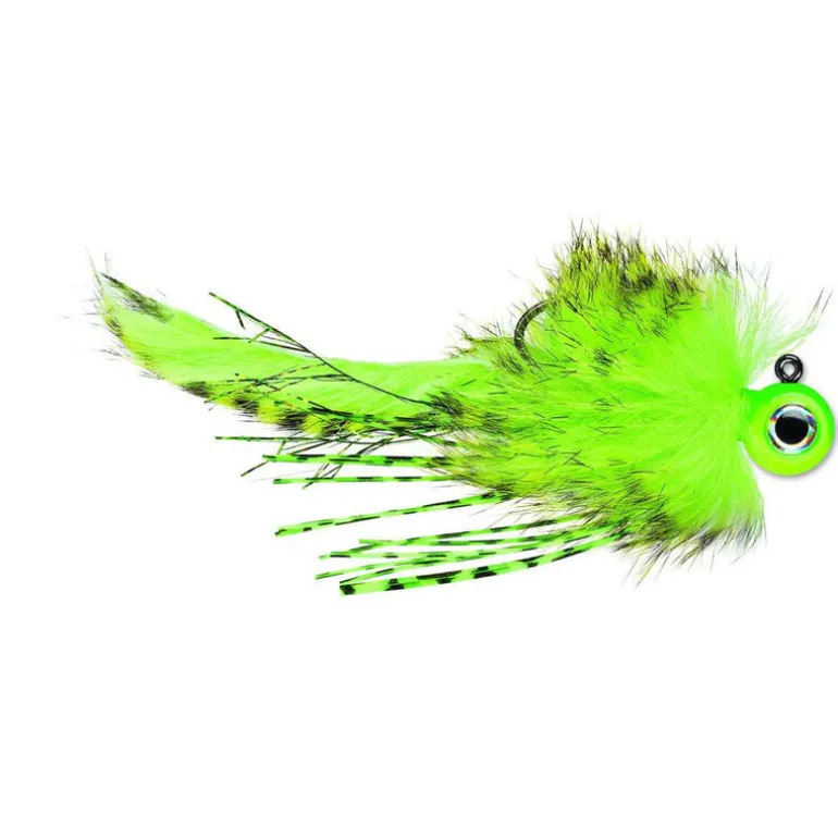 Leurre Bucktail VMC Twitchin Jig Glow Green Machine UV