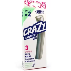 Leurre souple fiiish corps crazy sand eel 150 15cm (x3)