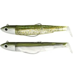 Leurre souple fiiish double combo (2 leurres montés) black minnow 90 shore 9cm 5g