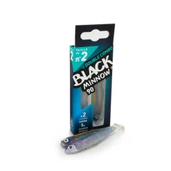 Leurre souple fiiish double combo (2 leurres montés) black minnow 90 shore 9cm 5g
