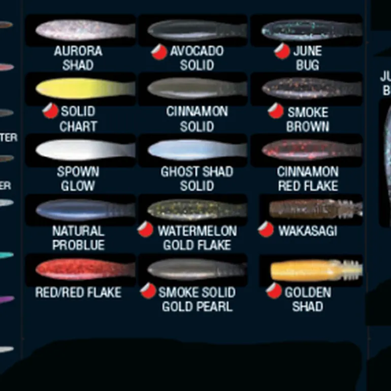 Leurre souple jerkbait megabass hazedong 4" 10cm 4g (x8)