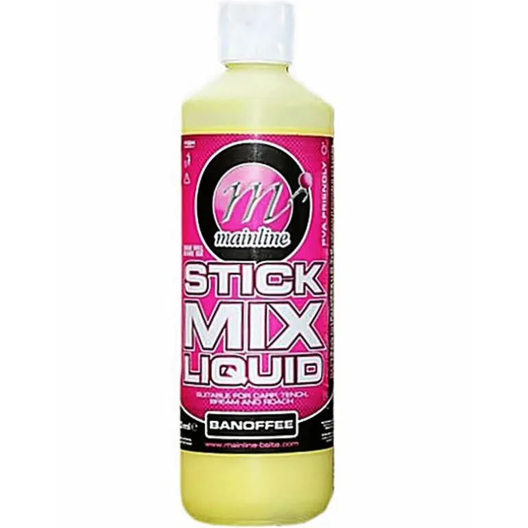 Liquide de trempage carpe mainline stick mix liquid banoffee