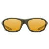 Lunettes polarisantes korda sunglasses wraps gloss olive / yellow lens