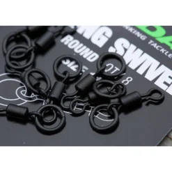 Émerillon rapide carpe korda quick change swivel loop fitting taille 11 (x8)