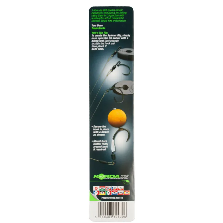 Montage carpe korda boom 7.5" quick change