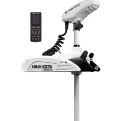 Moteur Electrique Avant Minn Kota RIPTIDE TERROVA 55 GPS - Spécial KAYAK - 12 Vcc - Spotlock - 91 cm