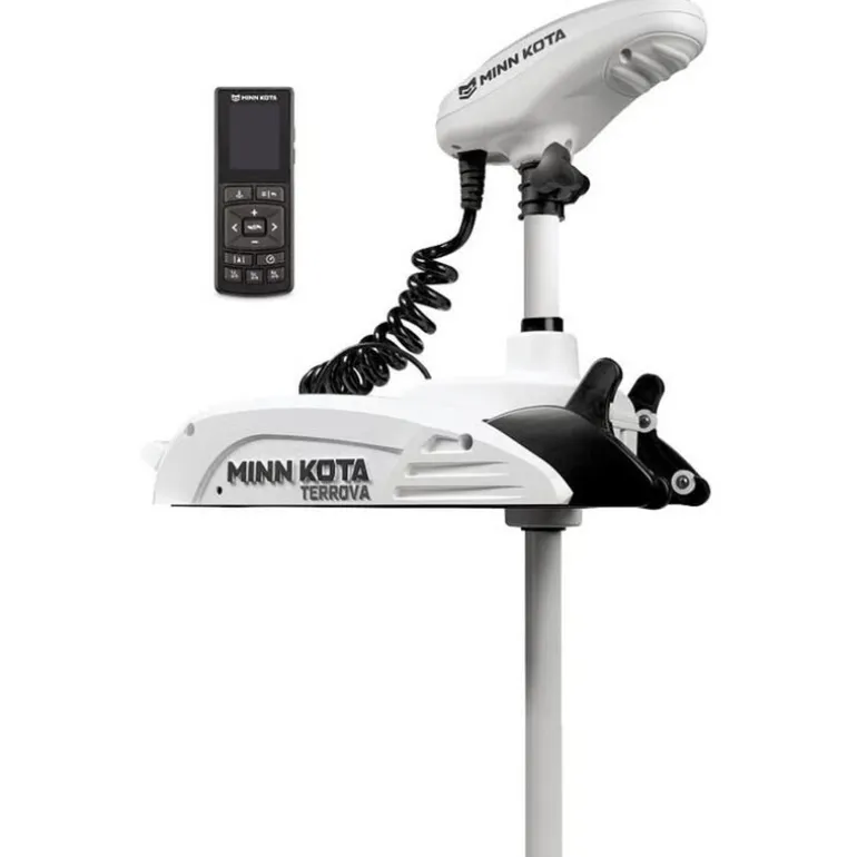 Moteur Electrique Avant Minn Kota RIPTIDE TERROVA 55 GPS - Spécial KAYAK - 12 Vcc - Spotlock - 91 cm