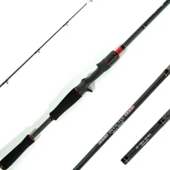 Pack Canne Evok Invictus V2 1.83m, 42-120g +  Moulinet Invictus 150HL + Tresse + Fluorocarbone