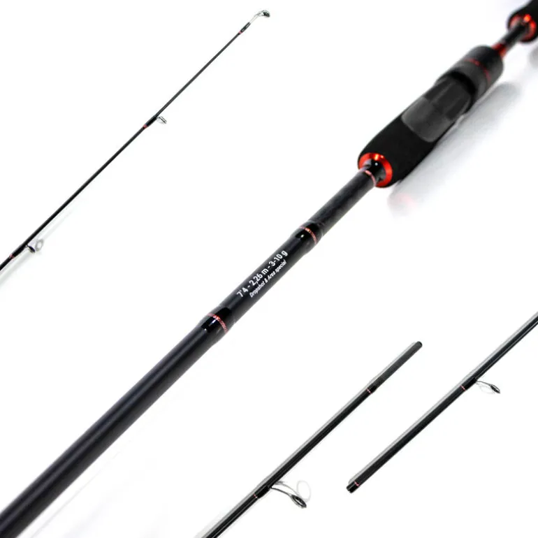 Pack Canne Spinning Evok Invictus V2 2.26m, 3-10g + Moulinet Evok Invictus 2500FD + Tresse Evok Tactikal Braid 0.10mm