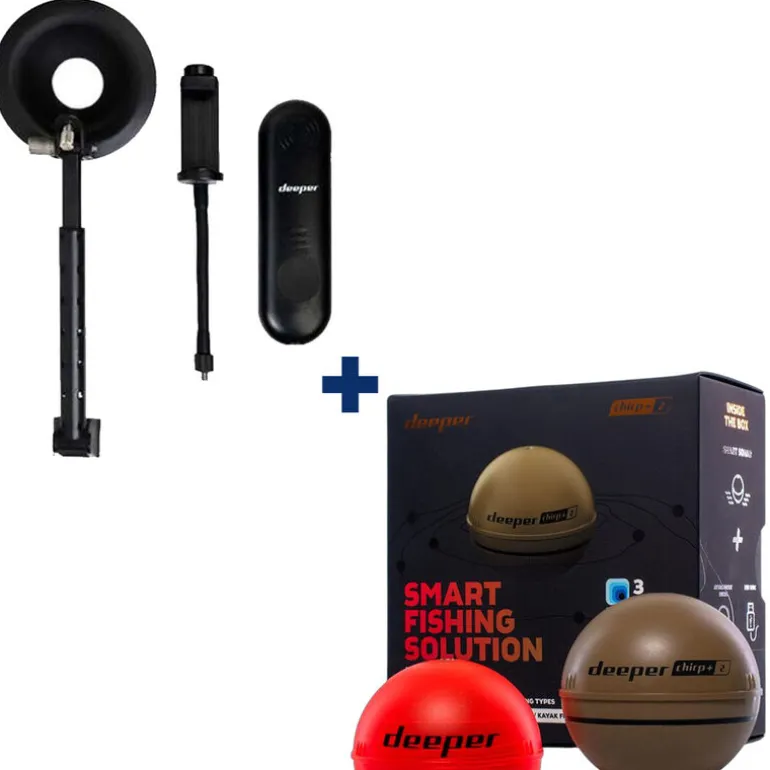 Pack Deeper Chirp+ V2 + Amplificateur Wifi pour bateau amorceur