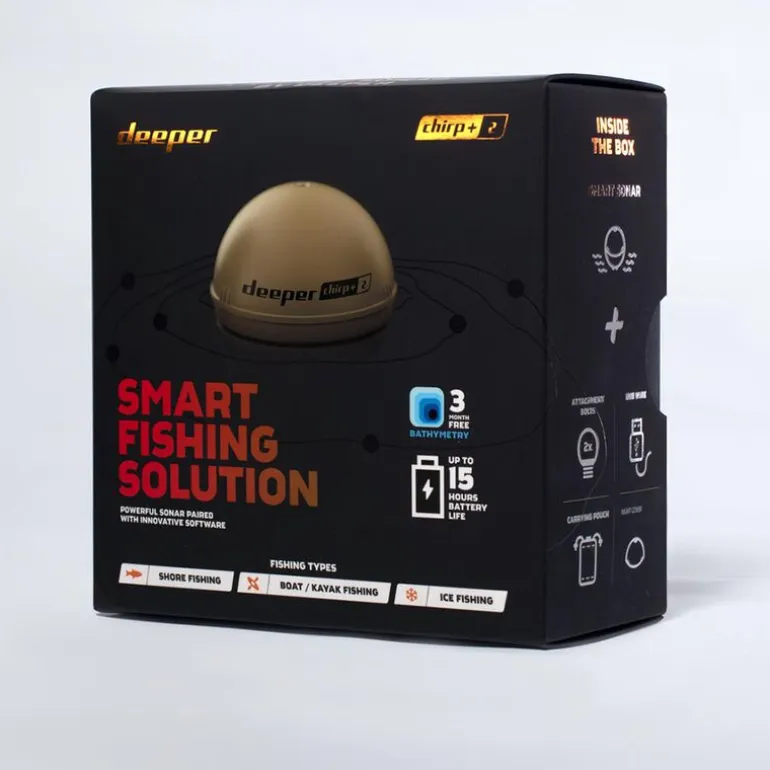 Pack Deeper Chirp+ V2 + Amplificateur Wifi pour bateau amorceur