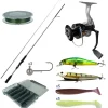 Pack Major Craft Kahory Spinning Combo 2.21m, 10-42g + tresse + boite + leurres