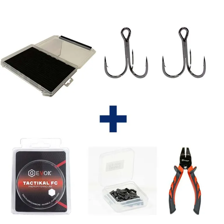 Pack Montage Stingers Vertical L (leurres 15 -17,5 cm)