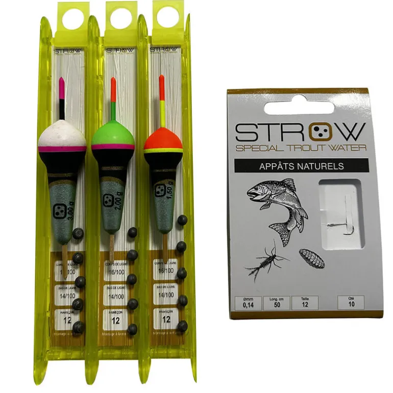 Pack Pêche de la truite en étang Combo Télescopique + Lignes + siège