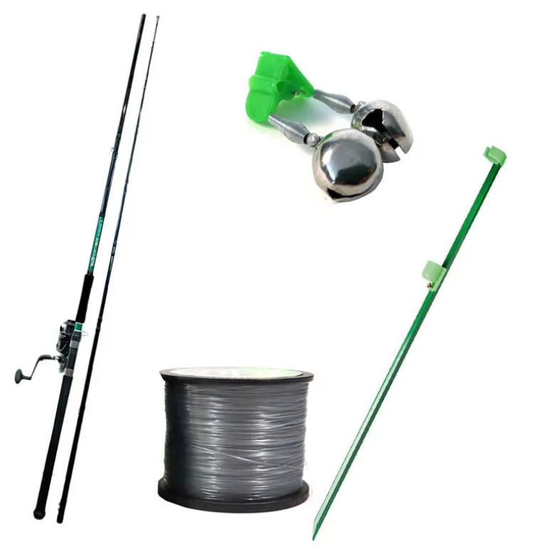 Pack Pêche du silure Overfight Combo Tank Allround 3m, Max 600g + Fil + Pique + Grelot