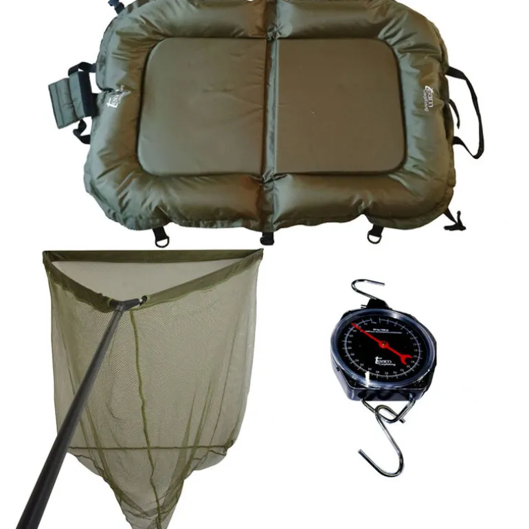 PACK Réception Epuisette Dark water + Tapis + Peson