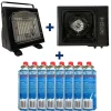 Pack Rechaud + Chauffage + 8 Cartouches de Gaz