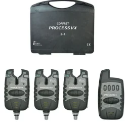 Pack Repose canne 3 Détecteurs Process VX + Centrale + 3 Dropper + Rodpod 3 cannes