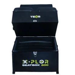Panier de pêche au coup teos alu large 3 tiroirs avec dossier