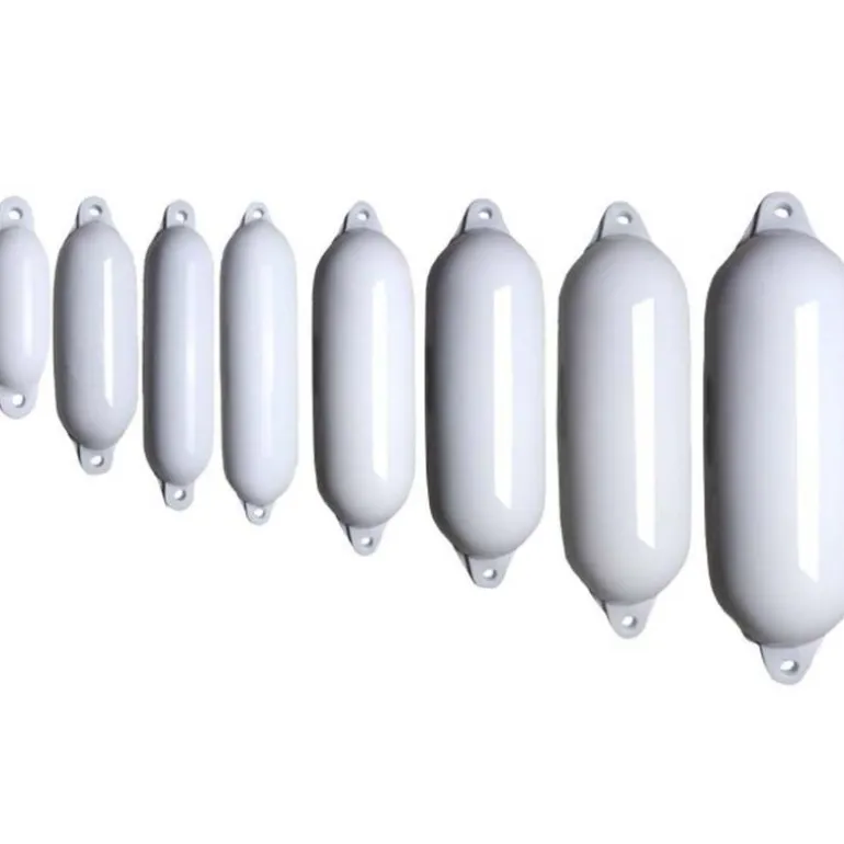 Pare-battage Eco Fender 5 - 2 yeux - ø22x72cm - blanc