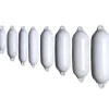 Pare-battage Majoni Eco Fender 2 - 2 yeux - ø12x42cm - blanc